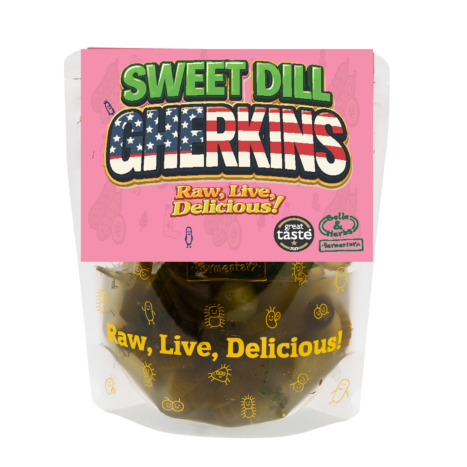 Belle & Herbs Sweet Dill Gherkins for wholesale